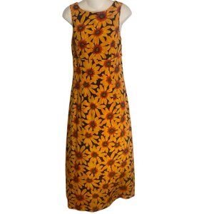 Spenser Jeremy Silk Sunflower Maxi Dress Ladies Sz 6